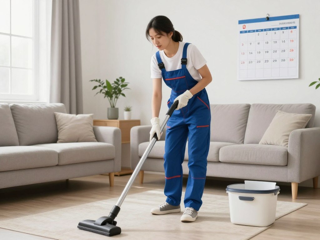 Recurring cleaning service being performed by Elite Touch Cleaners in Slidell home