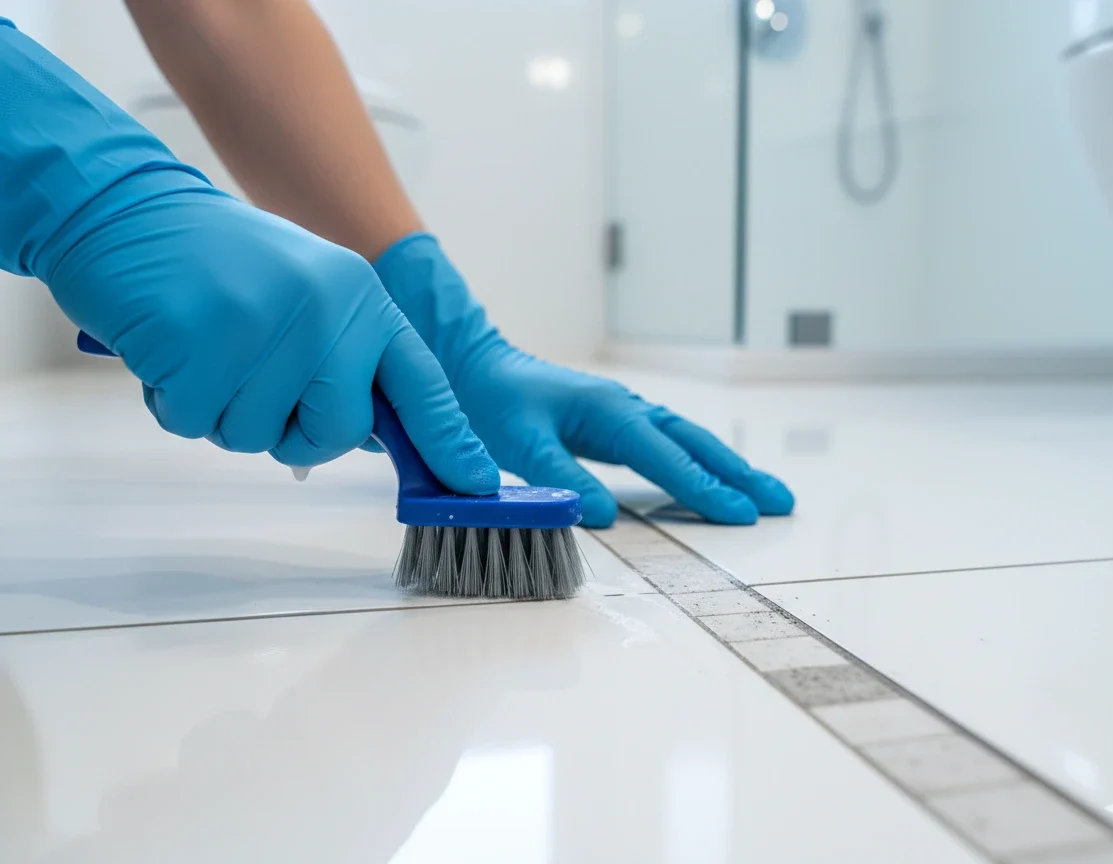 Deep cleaning bathroom tile and grout service in Charlotte North Carolina