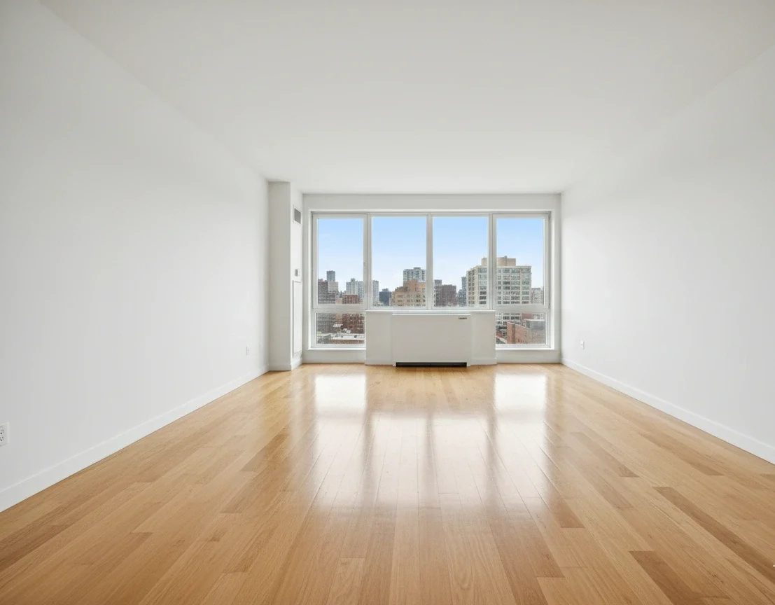 Move-out cleaning service Charlotte NC showing empty apartment ready for inspection